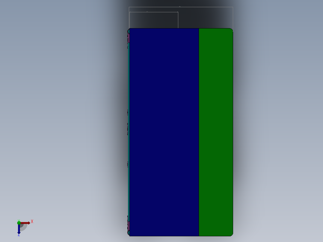 货架、U型流水线工作台俯视图