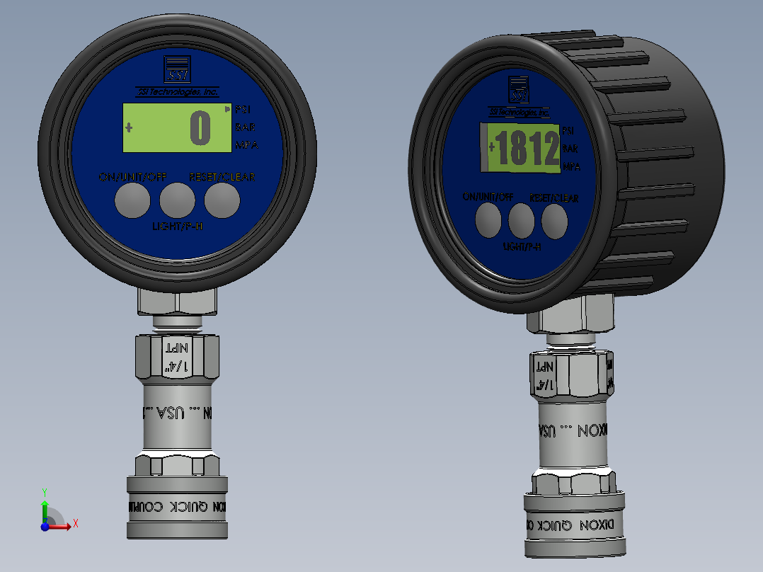 仪表、流量计(3)前视图