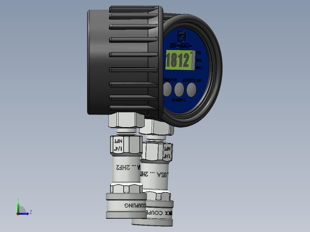 仪表、流量计(3)左视图