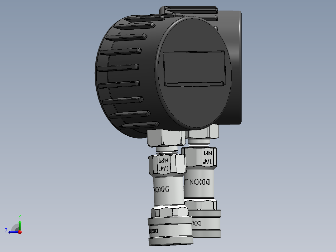 仪表、流量计(3)右视图