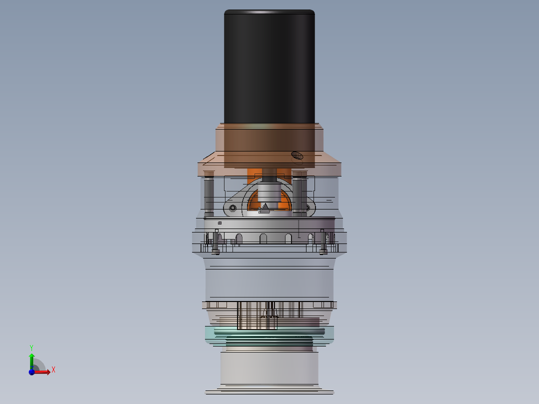 厨余垃圾处理器sw24可编辑前视图