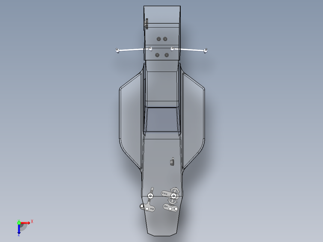 卡丁车 钢管车(109)俯视图