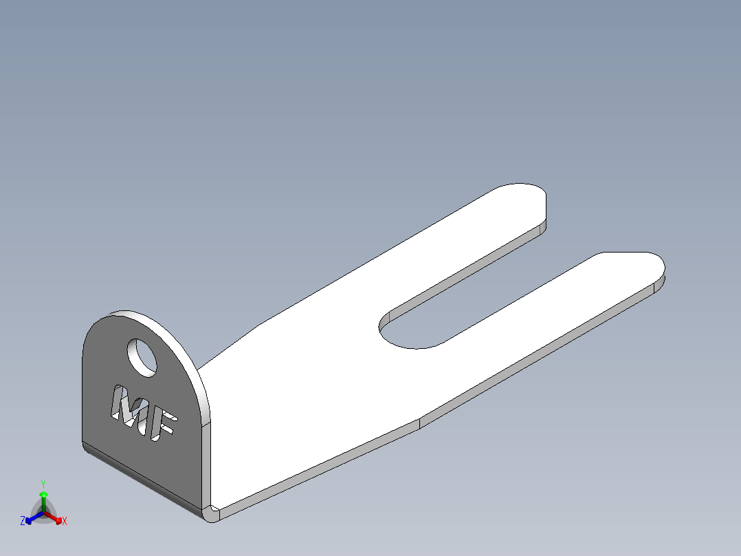 四头肌和腓肠肌组合椅正等轴测图