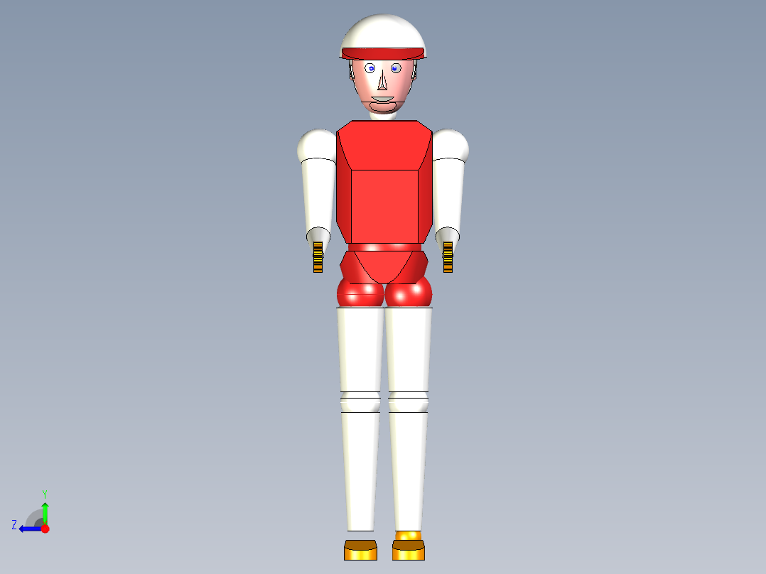 A0003051-操作人员人体模型右视图