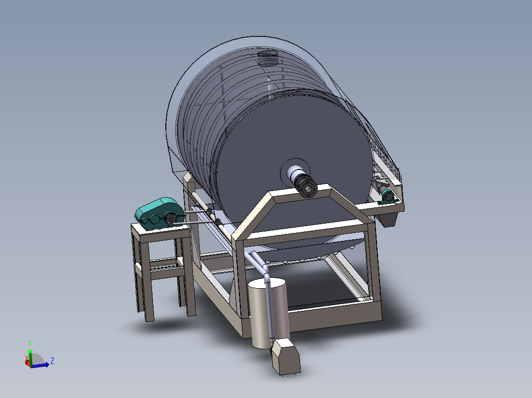 简易转鼓结片机MF160
