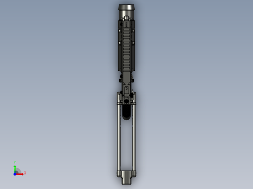 手枪左轮冲锋枪老式狙击步枪设计3D图纸grom-grenade-launcher-1 1 STP前视缩略图