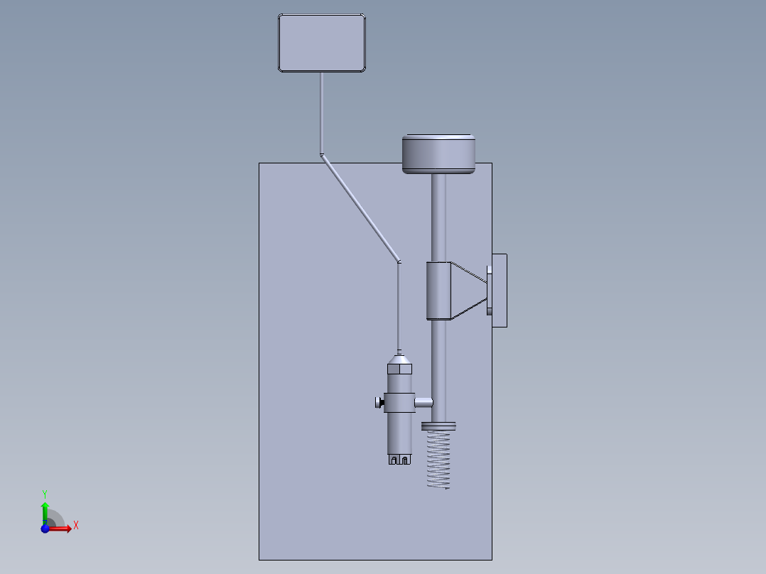 水质检测浮标前视图