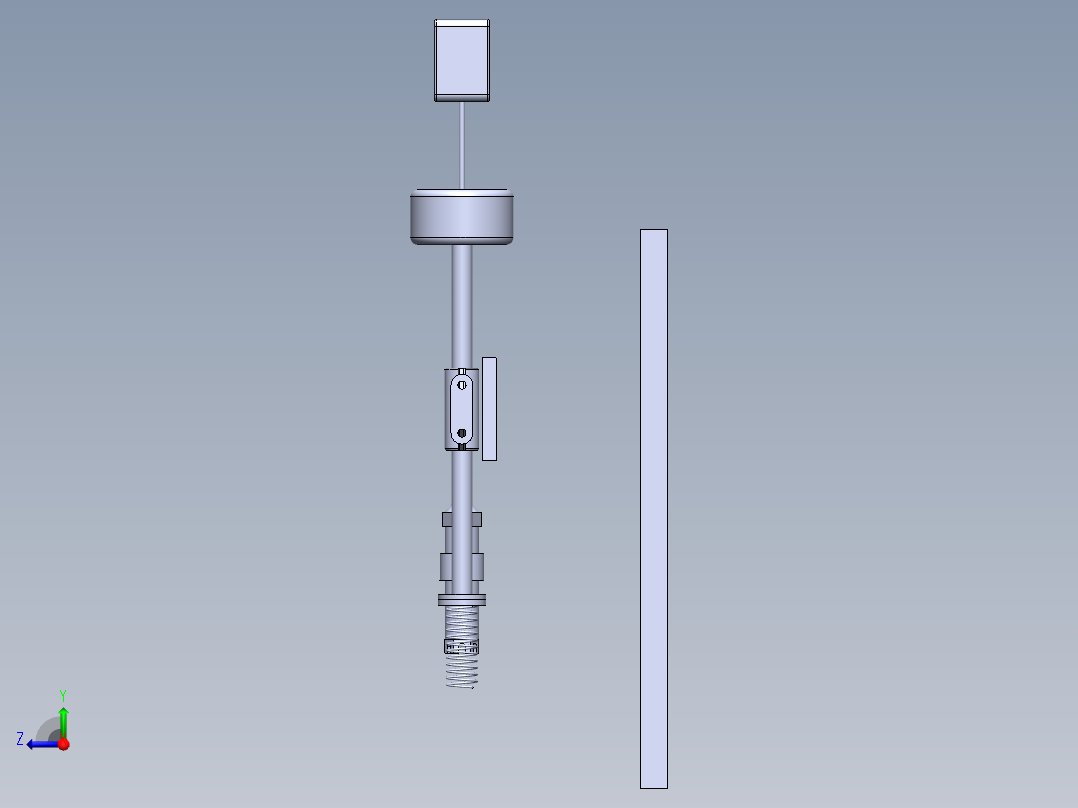水质检测浮标右视图