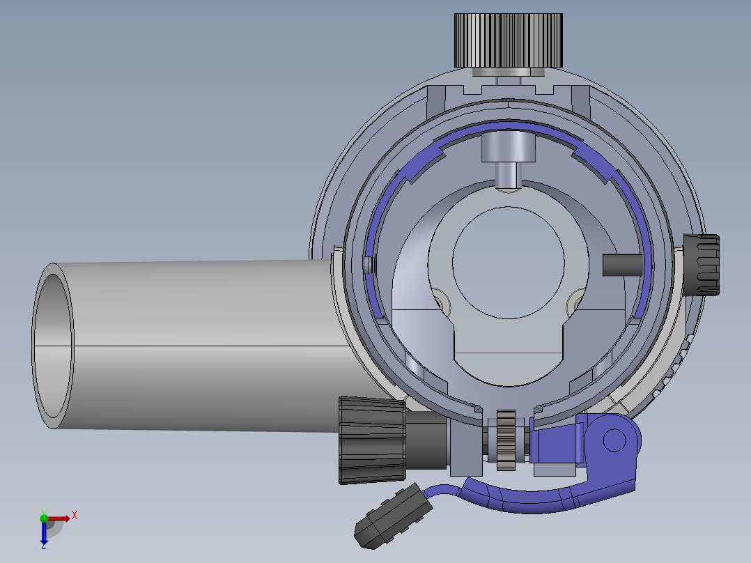 装饰条纹铣刀夹具俯视图