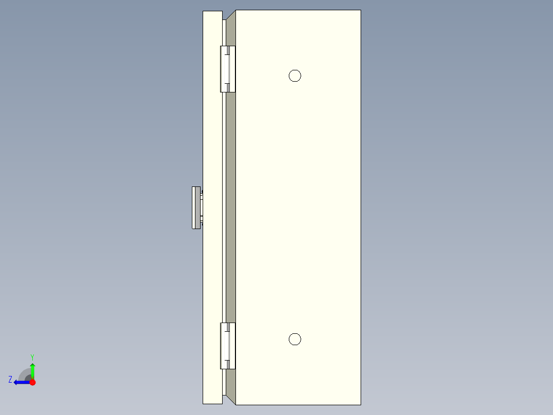 人机交互盒右视图
