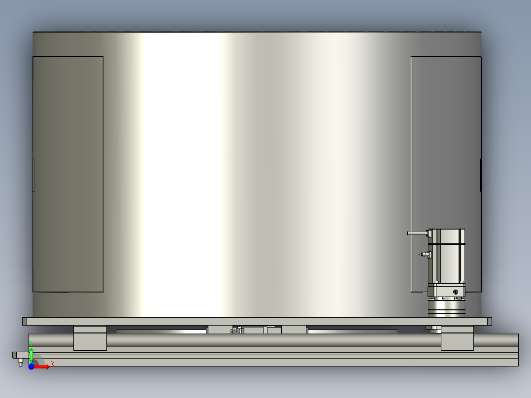 圆周螺栓紧固装置前视图