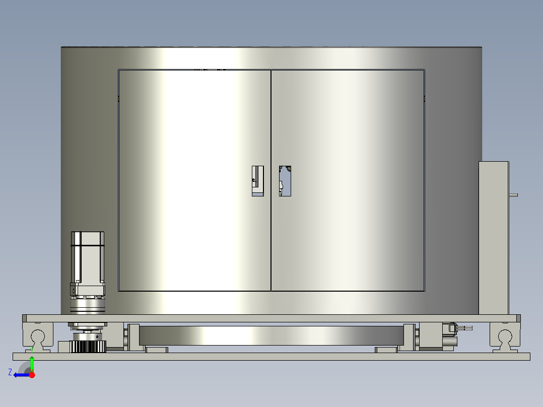 圆周螺栓紧固装置右视图