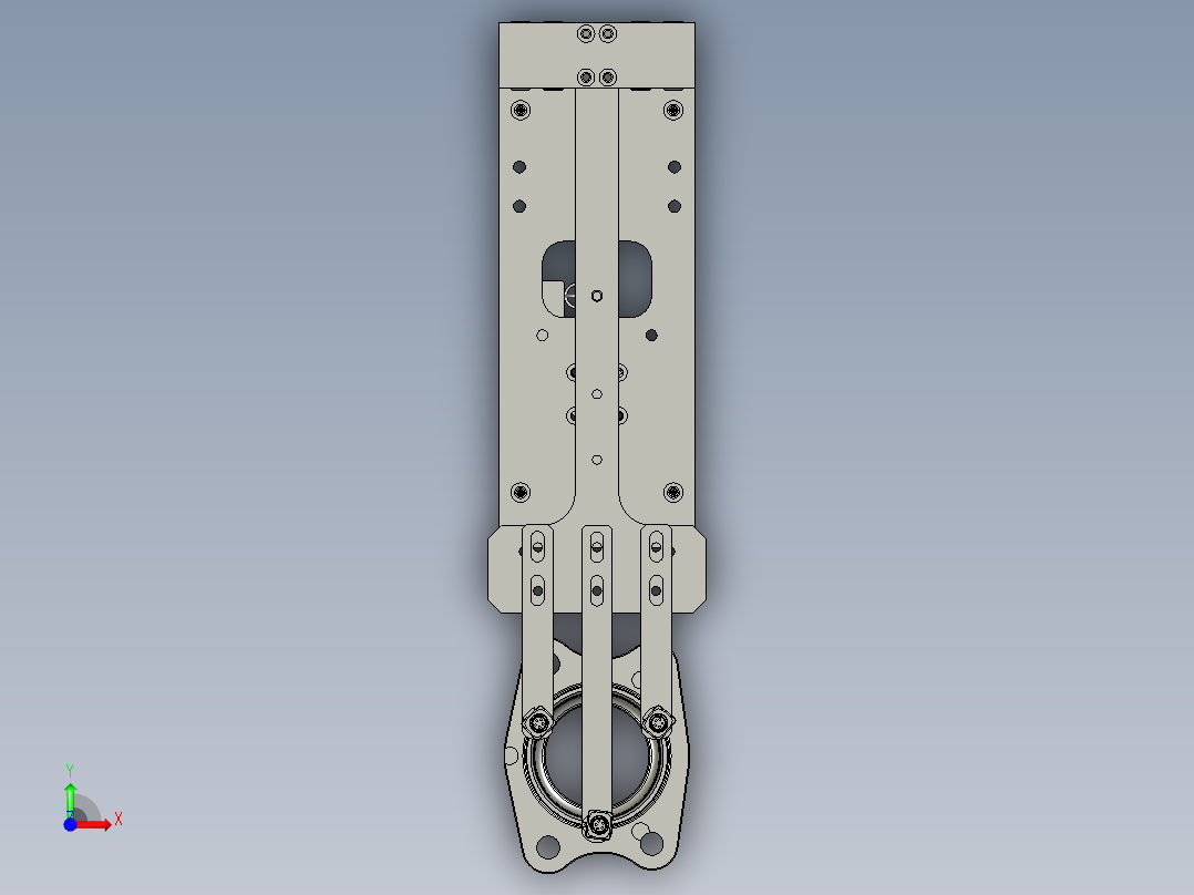 LXYC-BOSS060200外法兰高度检测机构前视图