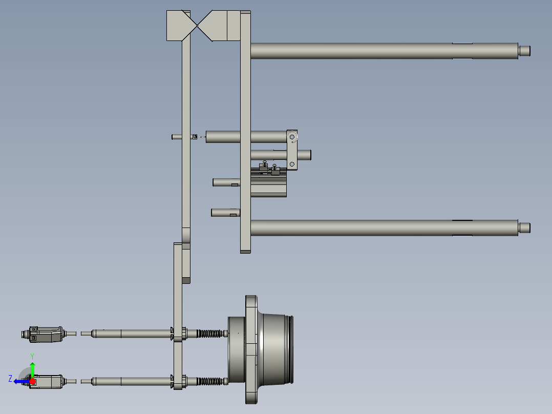 LXYC-BOSS060200外法兰高度检测机构右视图