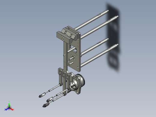 LXYC-BOSS060200外法兰高度检测机构正等轴测缩略图
