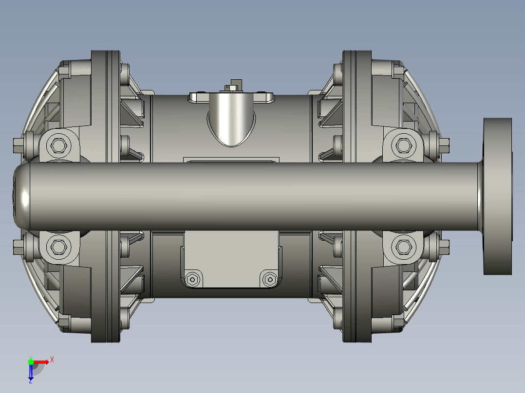 Husky1040Plastic3D_id4683_x_t俯视图