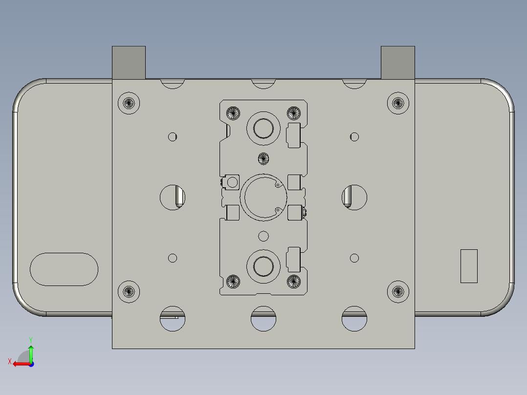传送带上顶机构B00(0428)后视图