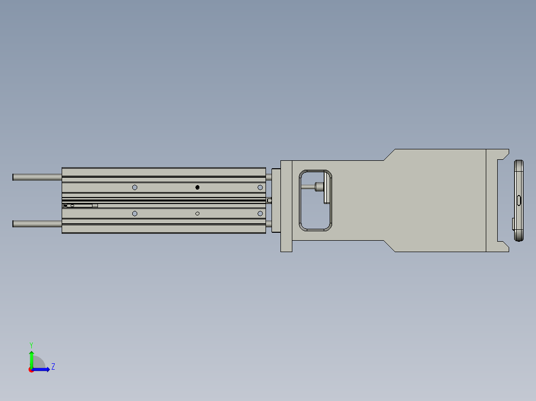 传送带上顶机构B00(0428)左视图