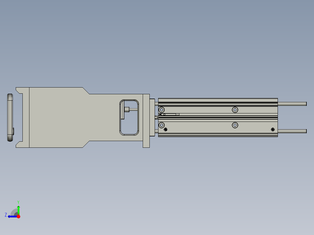 传送带上顶机构B00(0428)右视图