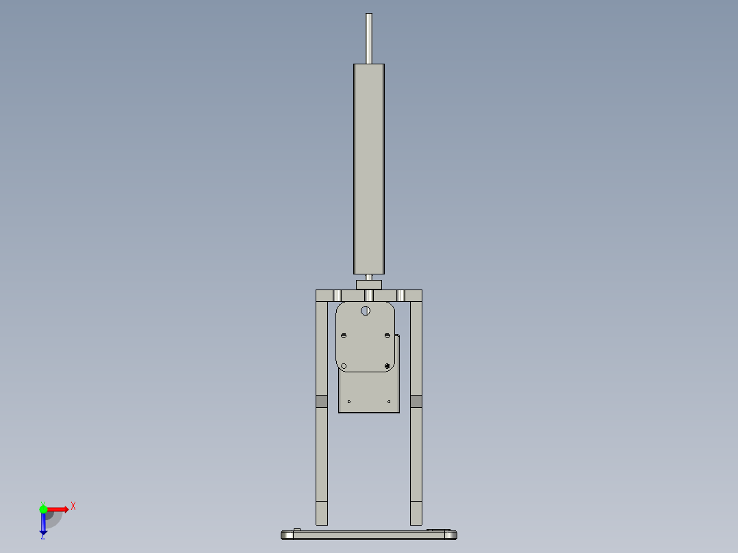 传送带上顶机构B00(0428)俯视图