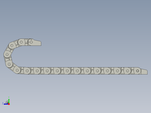 凹凸板拖链VBD32-F50-R48-N25怡合达右视缩略图