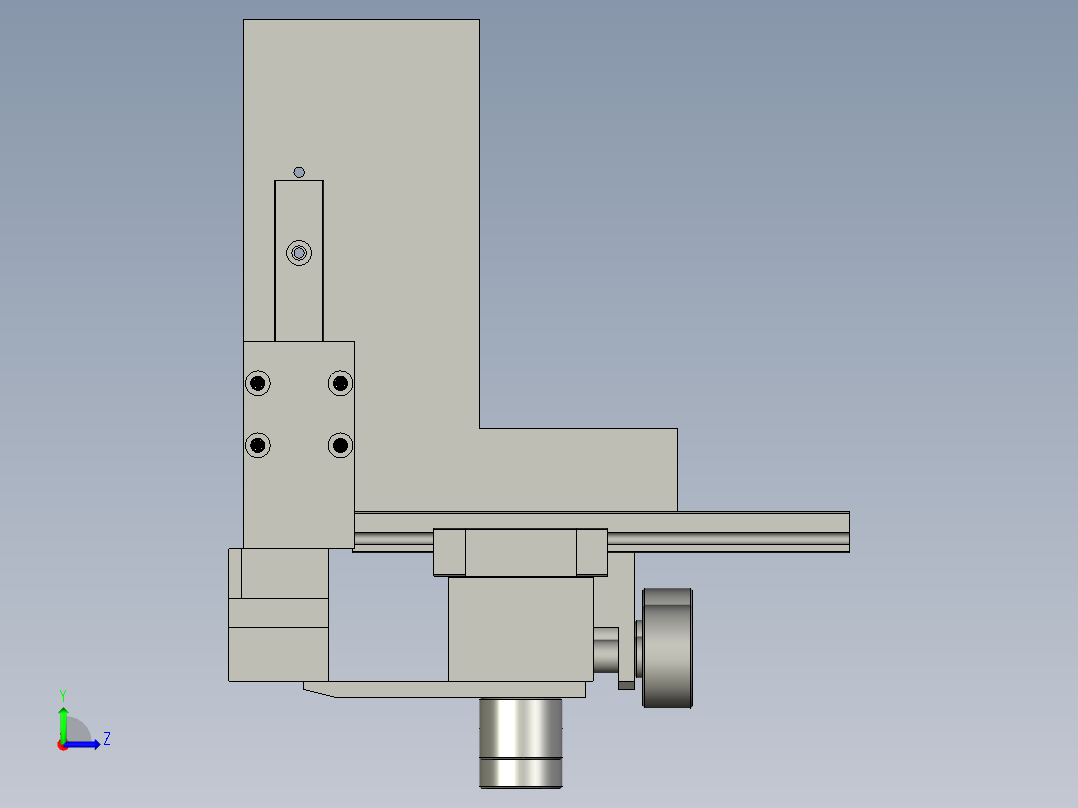 P127-SHY-插片推料部分左视图