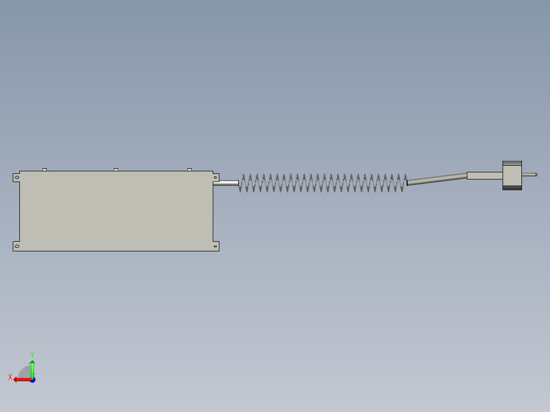 半自动堆垛车-蓄电池充电器HBC1218后视图