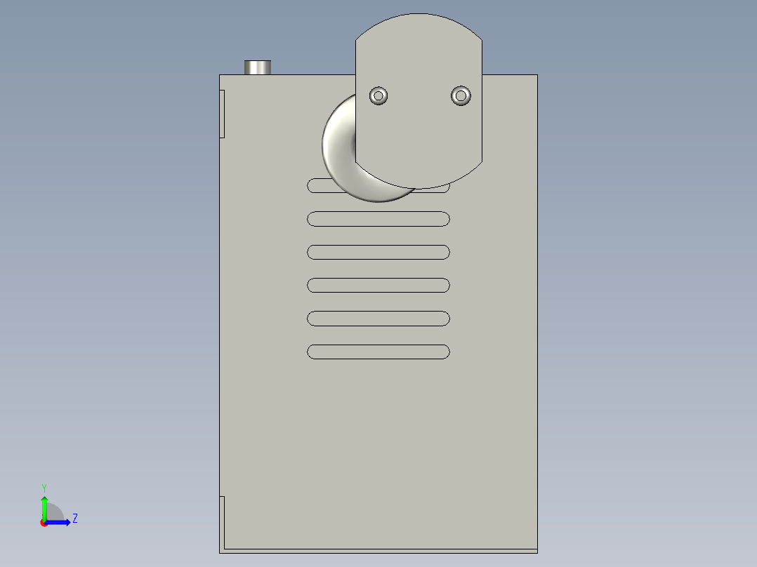 半自动堆垛车-蓄电池充电器HBC1218左视图