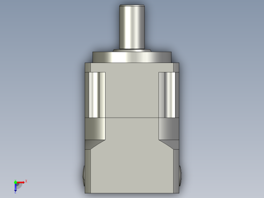 减速机HAB060-L1-S2-P1-汇川伺服400W上瀛传动俯视缩略图