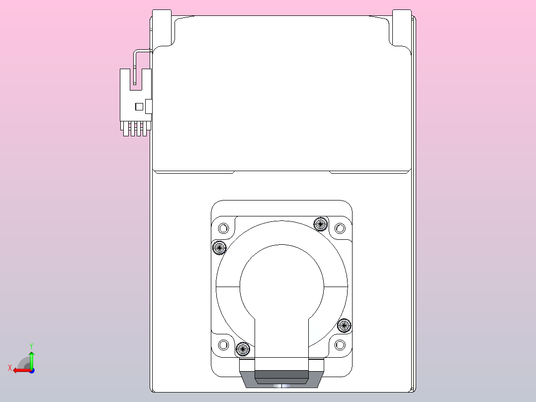 日规模组半封闭丝杆TPA-HNR-110D-1610C-L300-MP-C-P40-N3后视图