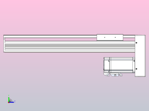 日规模组半封闭丝杆TPA-HNR-110D-1610C-L300-MP-C-P40-N3左视缩略图