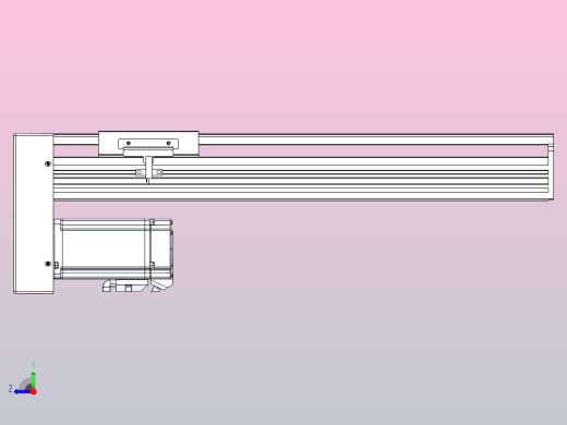 日规模组半封闭丝杆TPA-HNR-110D-1610C-L300-MP-C-P40-N3右视缩略图