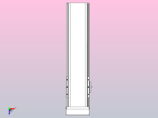 日规模组半封闭丝杆TPA-HNR-110D-1610C-L300-MP-C-P40-N3俯视缩略图