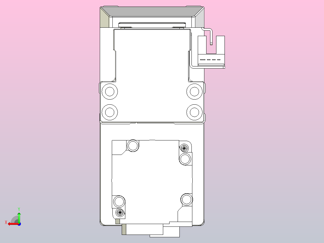 滚珠丝杠线性轴TPA-GCRS-50-1205C-L200-MP-M10-N3后视图