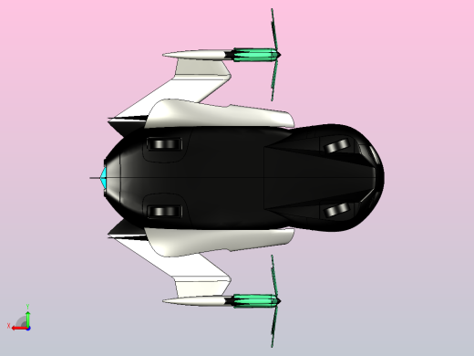 概念飞机后视缩略图