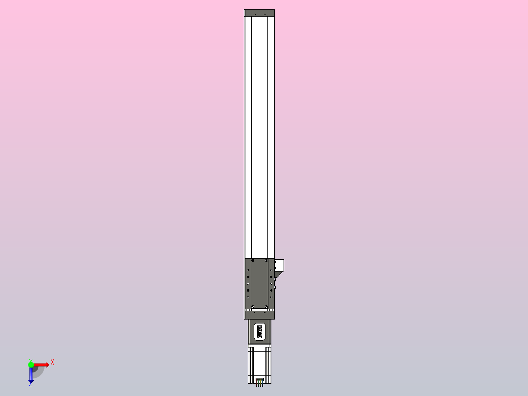 FSL80 直线模组[FSL80-E600-10C7-BC-B57]俯视图