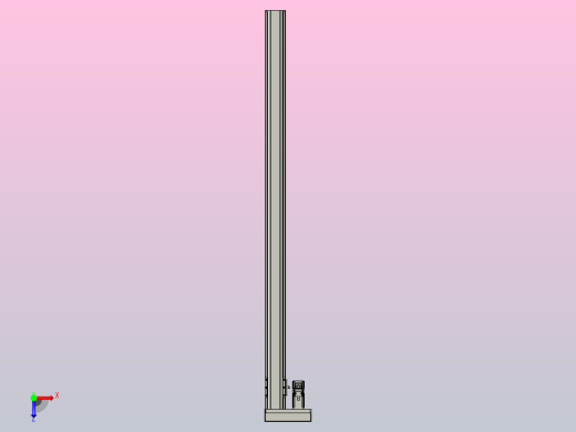 日规模组半封闭丝杆TPA-HNR-65S-1610C-L1150-MR-Y-P10-N3俯视缩略图