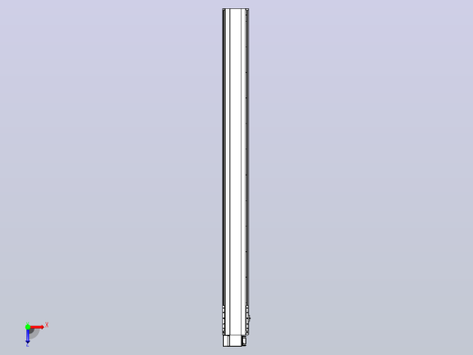 皮带直线轴半封闭可选导轨TPA-HNB-202D-140-L2200-LP-Y-P75-N3俯视缩略图