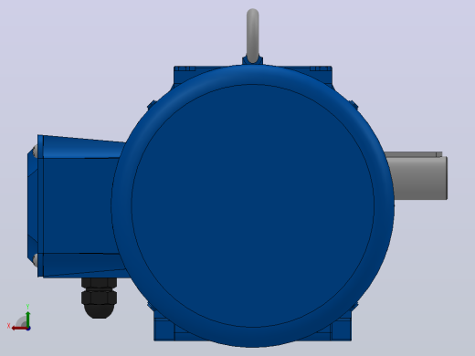 S57底脚轴伸式安装斜齿-蜗轮蜗杆减速机S57-YV1.1-4P-41-M1-0°-A后视缩略图