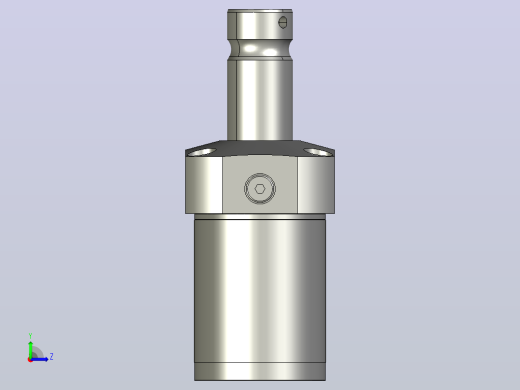 HTLA4002-1CL油压单动旋转夹紧器左视缩略图