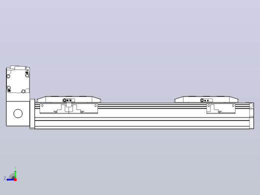 皮带直线轴双滑块型TPA-GCBS-50-P42-L50-LU-M10-N3右视缩略图
