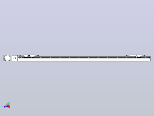皮带直线轴双滑块型TPA-GCBS-120-P70-L450-QL-M20-N3右视缩略图