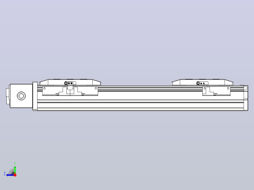 皮带直线轴双滑块型TPA-GCBS-50-P42-L50-DR-M10-N3右视缩略图