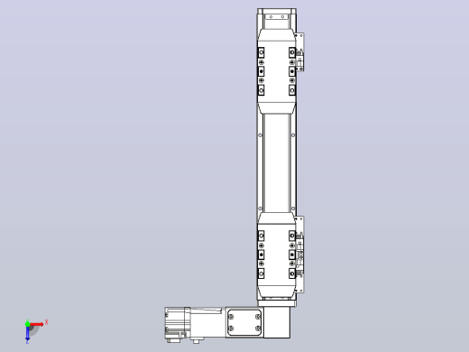 皮带直线轴双滑块型TPA-GCBS-50-P42-L50-DR-M10-N3俯视缩略图