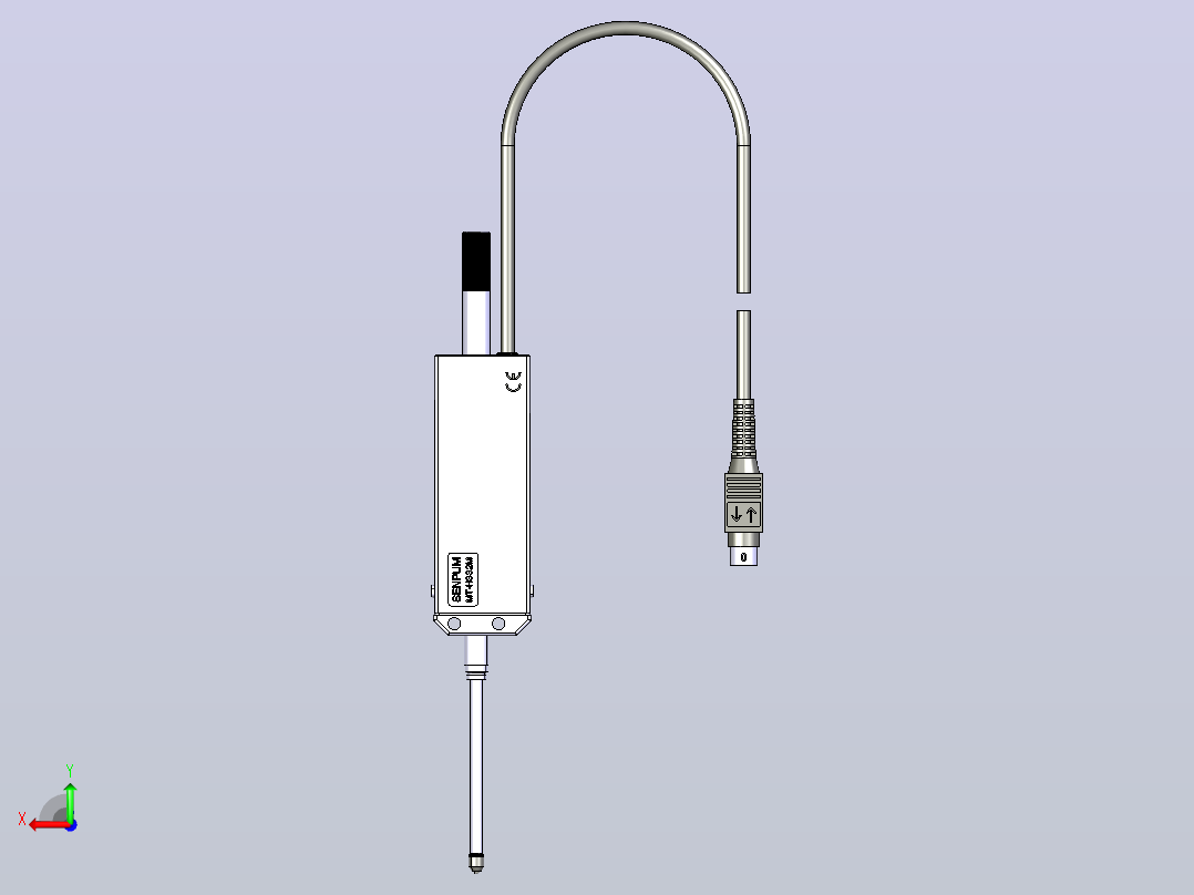 深浦接触式位移传感器 MT-H332M后视图
