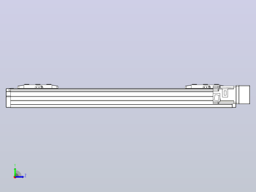 滚珠丝杠线性轴TPA-GCRS-80-1610C-L175-MR-M20-N3左视缩略图