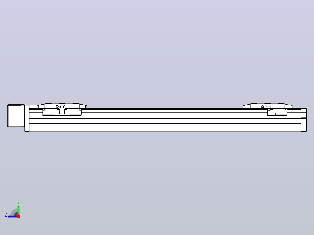 滚珠丝杠线性轴TPA-GCRS-80-1610C-L175-MR-M20-N3右视图