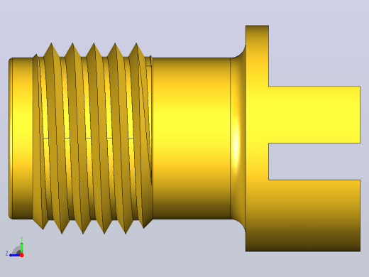 Johnson - Cinch - Bel 2.92毫米40 GHz、50欧姆、0.048英寸PCB边缘连接器右视缩略图