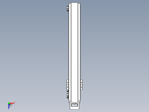 线性模块铝制底座TPA-KNR-130E-2525C-L850A1-M-F0-N3俯视缩略图