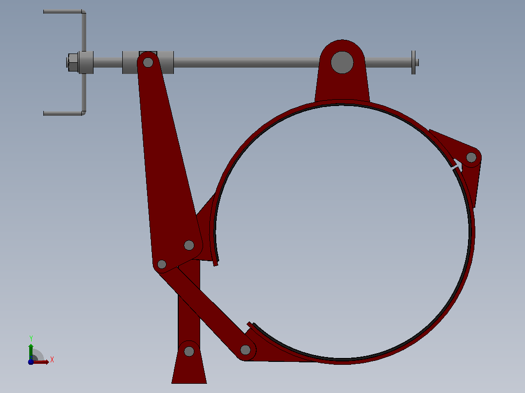 BB-MMU系列带式制动器_BB1000-150MMU前视图
